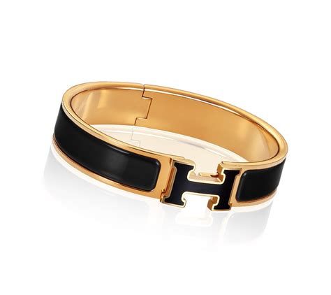 hermes black bracelet mens|Hermes 18k gold bracelet.